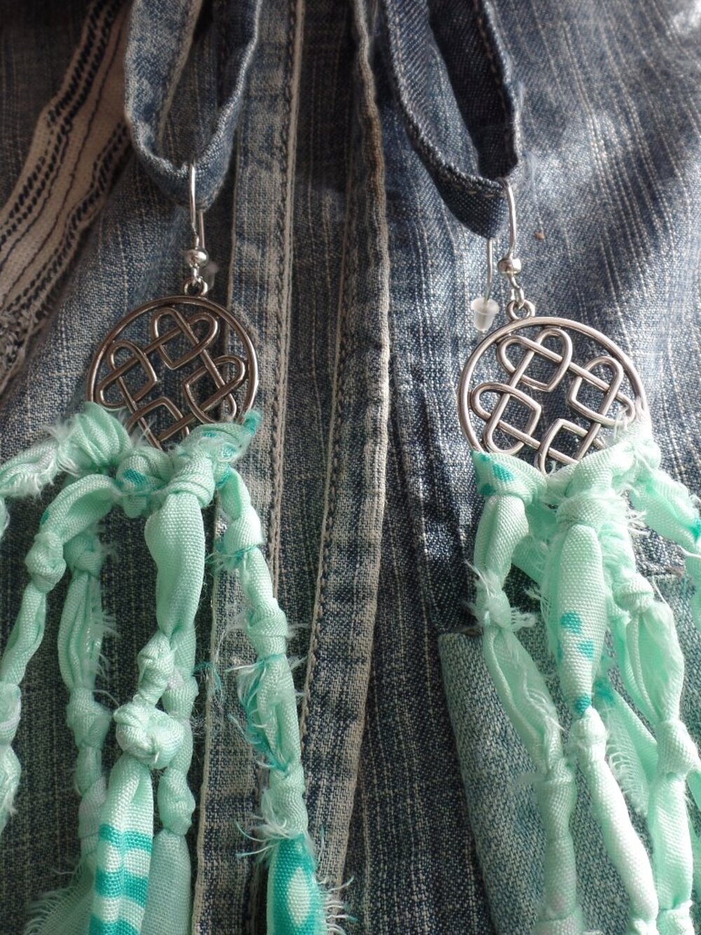 Hand Crafted SWAG Earrings CELTIC - Picture 2 of 7